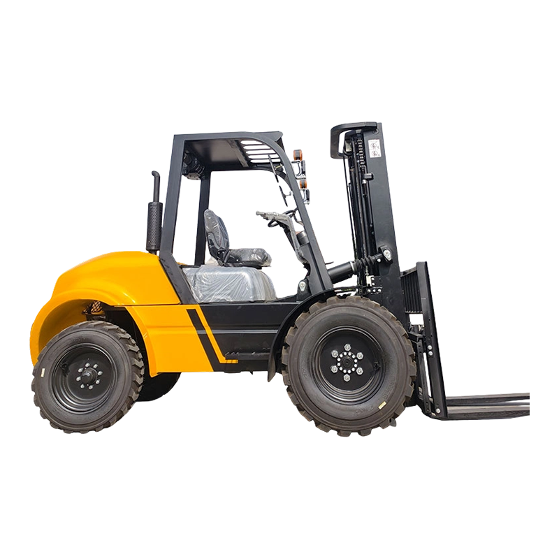 De via Forklift truck Omnes Terrain 3.5 Ton Diesel Forklift cum 4.8m Triplex Mast